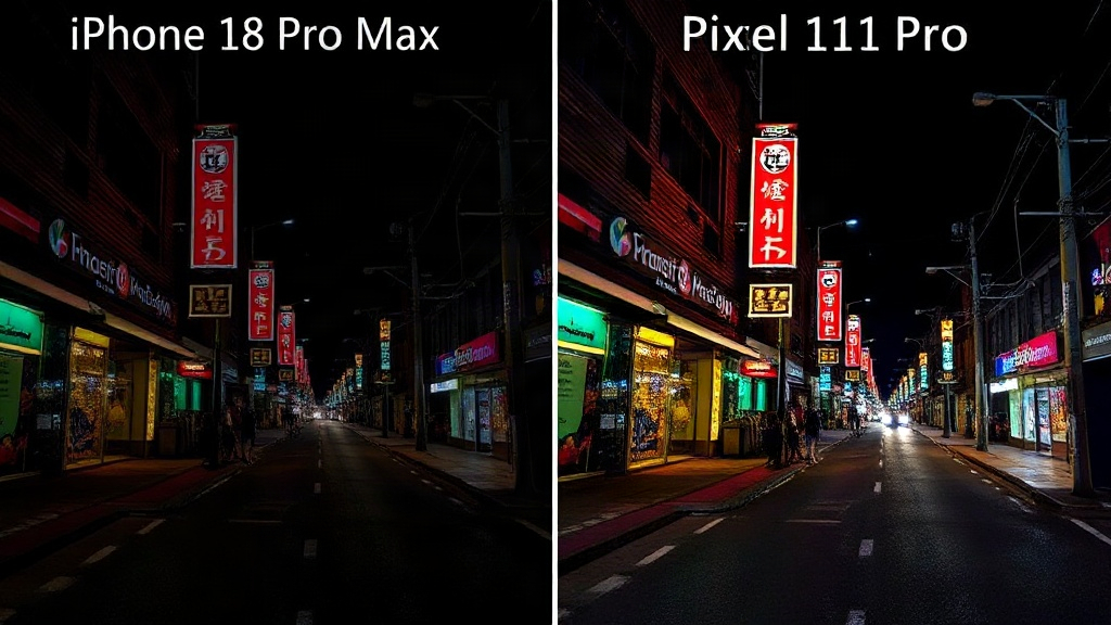 iPhone 18 Pro Max vs Pixel 11 Pro: Night Mode Photography Comparison 2026