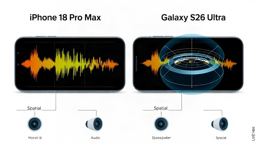 iPhone 18 Pro Max vs Galaxy S26 Ultra: Audio Quality Comparison - Stereo Speakers & Spatial Audio